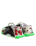 Dolce & Gabbana Multicor DG Logo Leopard Cherry Sneaker Shoes - ACCEXO