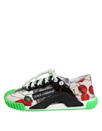 Dolce & Gabbana Multicor DG Logo Leopard Cherry Sneaker Shoes - ACCEXO