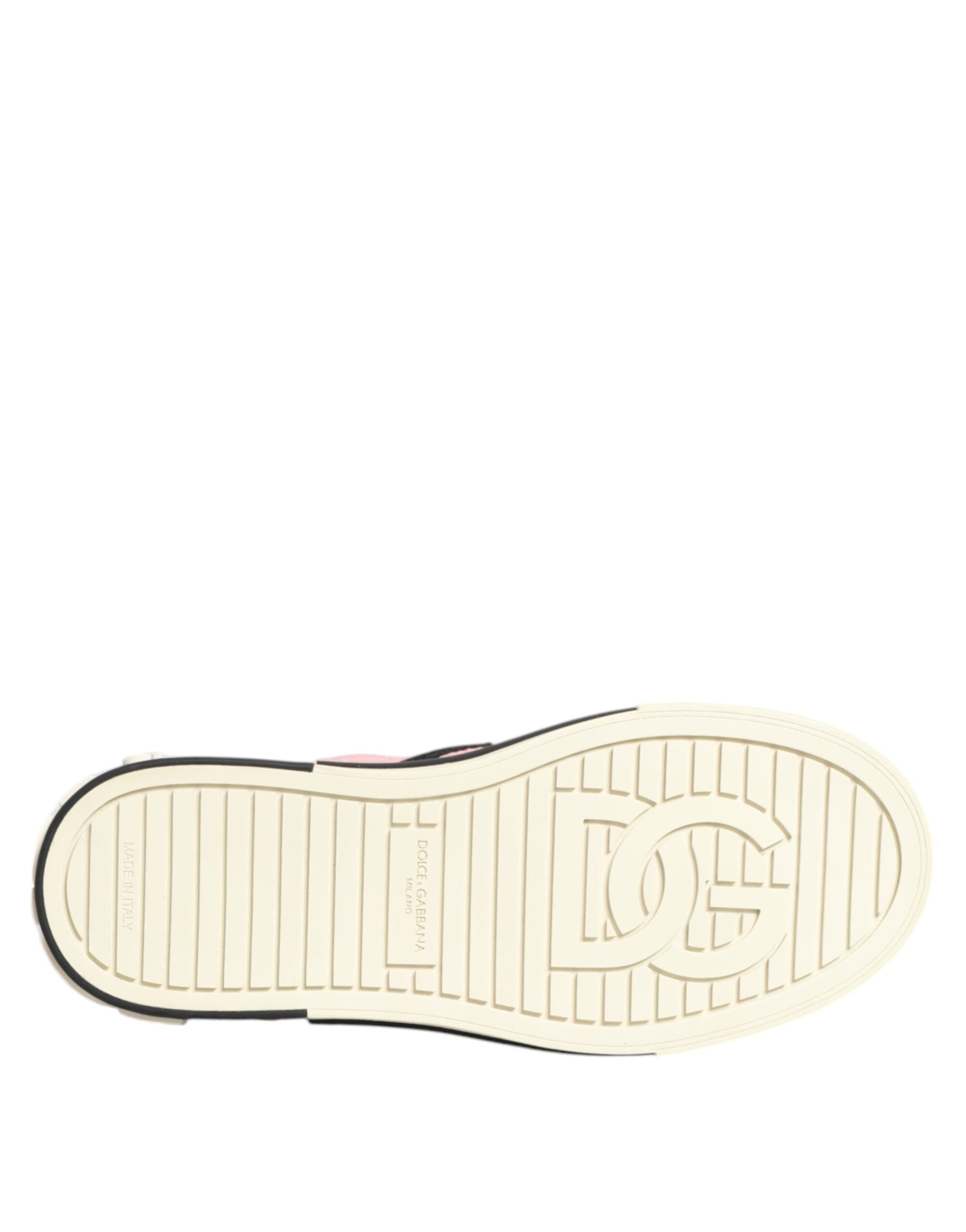 Dolce & Gabbana Pink Quilted Nylon Slip-On Sneaker Shoes - ACCEXO