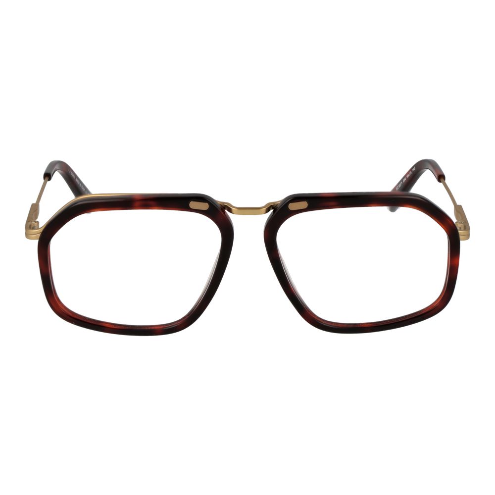Ermenegildo Zegna Burgundy Men Optical Frames - ACCEXO