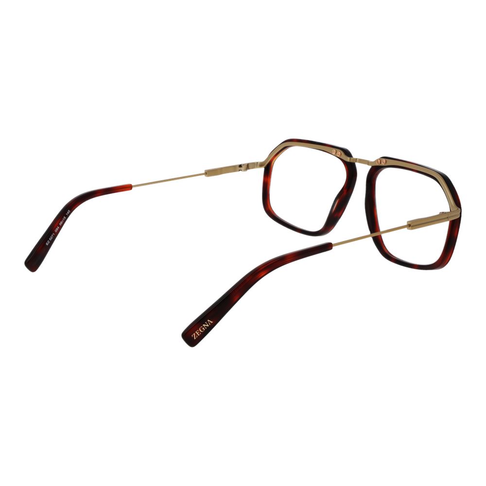 Ermenegildo Zegna Burgundy Men Optical Frames - ACCEXO