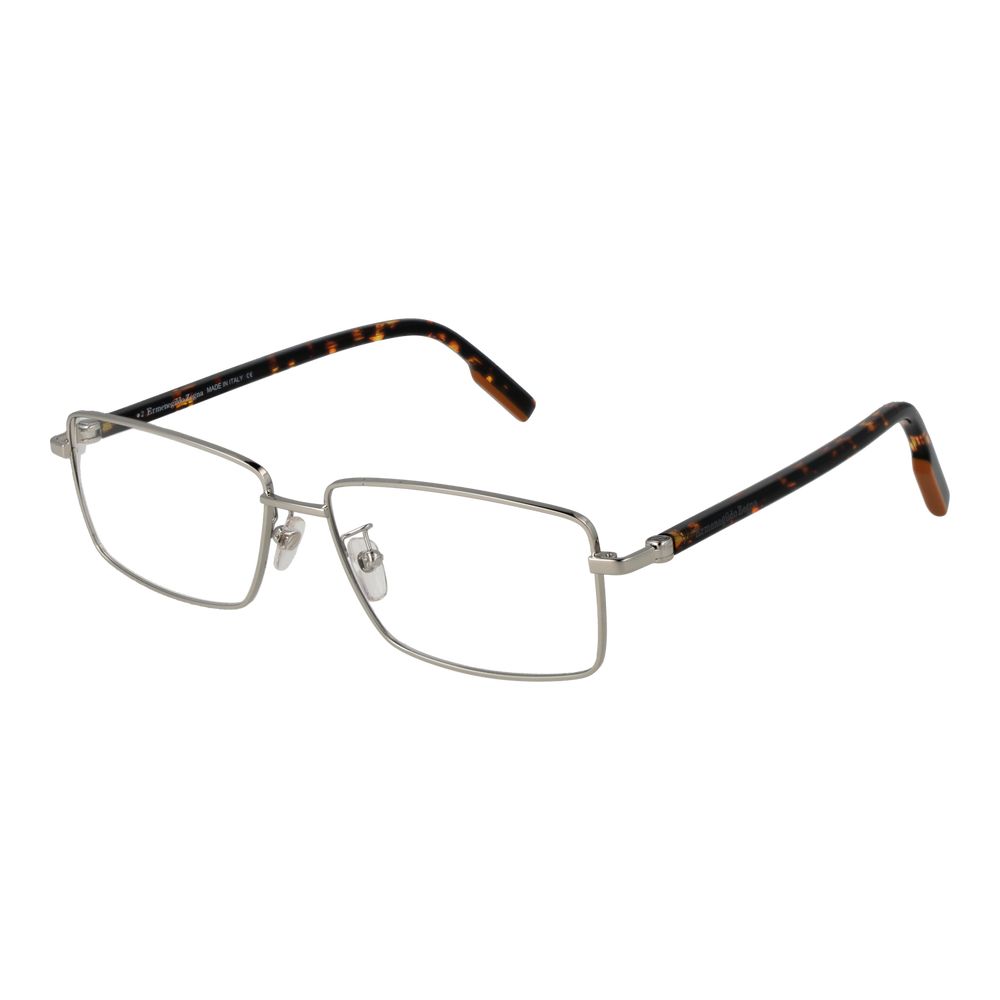 Ermenegildo Zegna Silver Men Optical Frames - ACCEXO