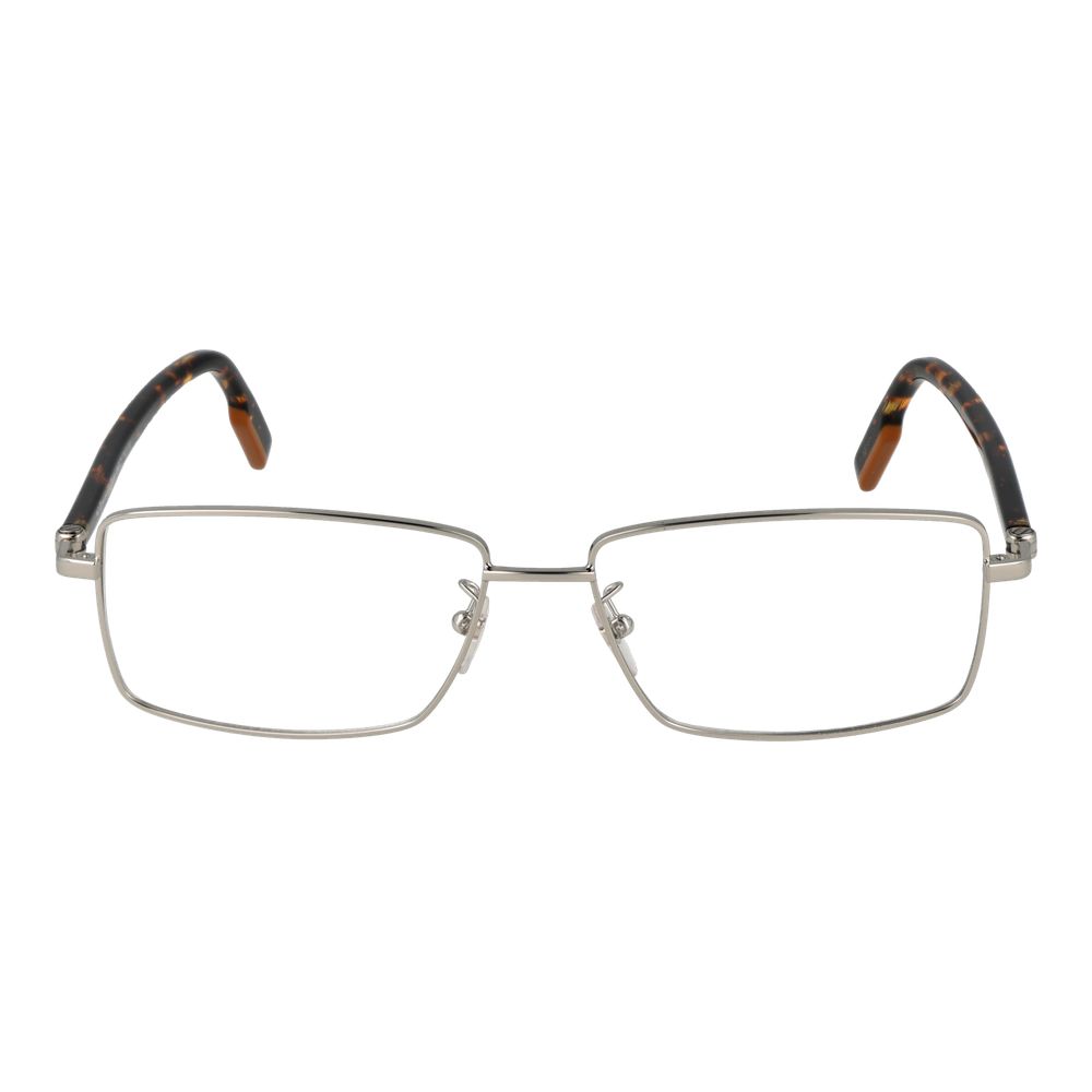 Ermenegildo Zegna Silver Men Optical Frames - ACCEXO