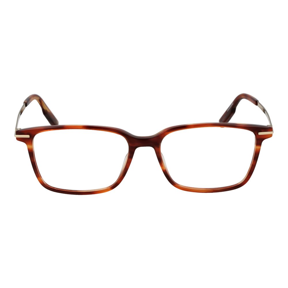 Ermenegildo Zegna Brown Men Optical Frames - ACCEXO