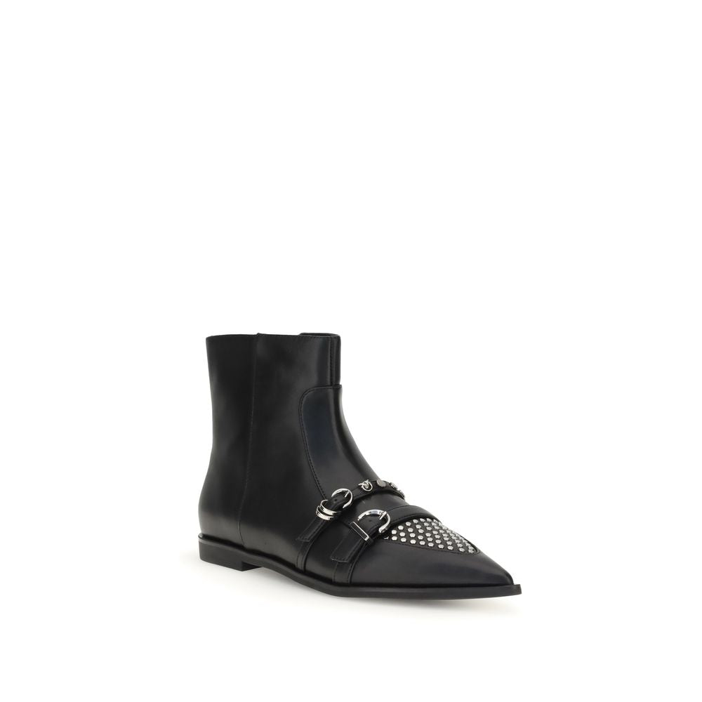 PINKO Studded Ankle Boots - ACCEXO