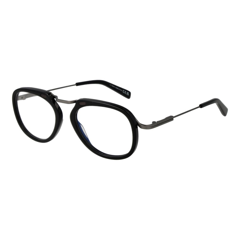 Ermenegildo Zegna Black Men Optical Frames - ACCEXO