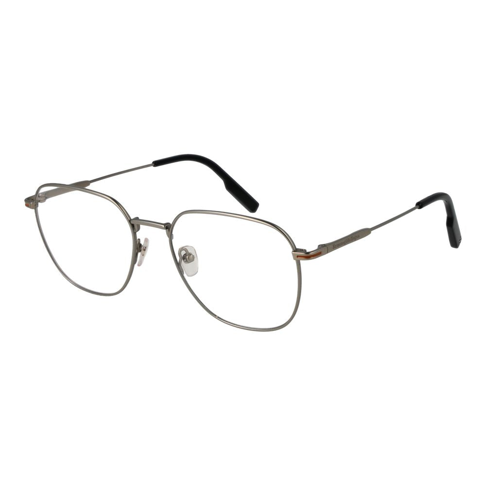 Ermenegildo Zegna Silver Men Optical Frames - ACCEXO