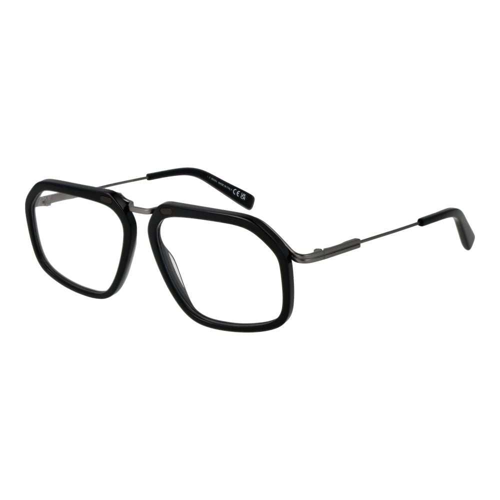 Ermenegildo Zegna Black Men Optical Frames - ACCEXO