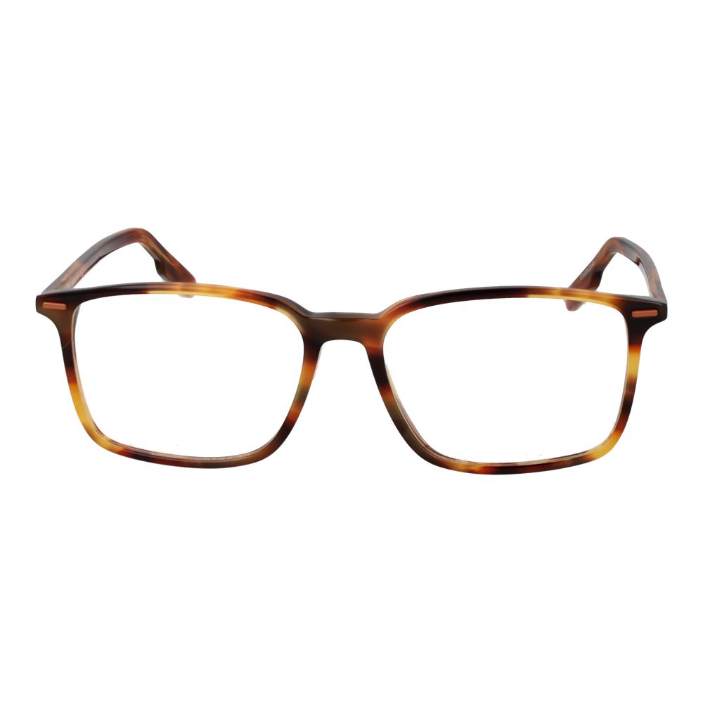 Ermenegildo Zegna Brown Unisex Optical Frames - ACCEXO