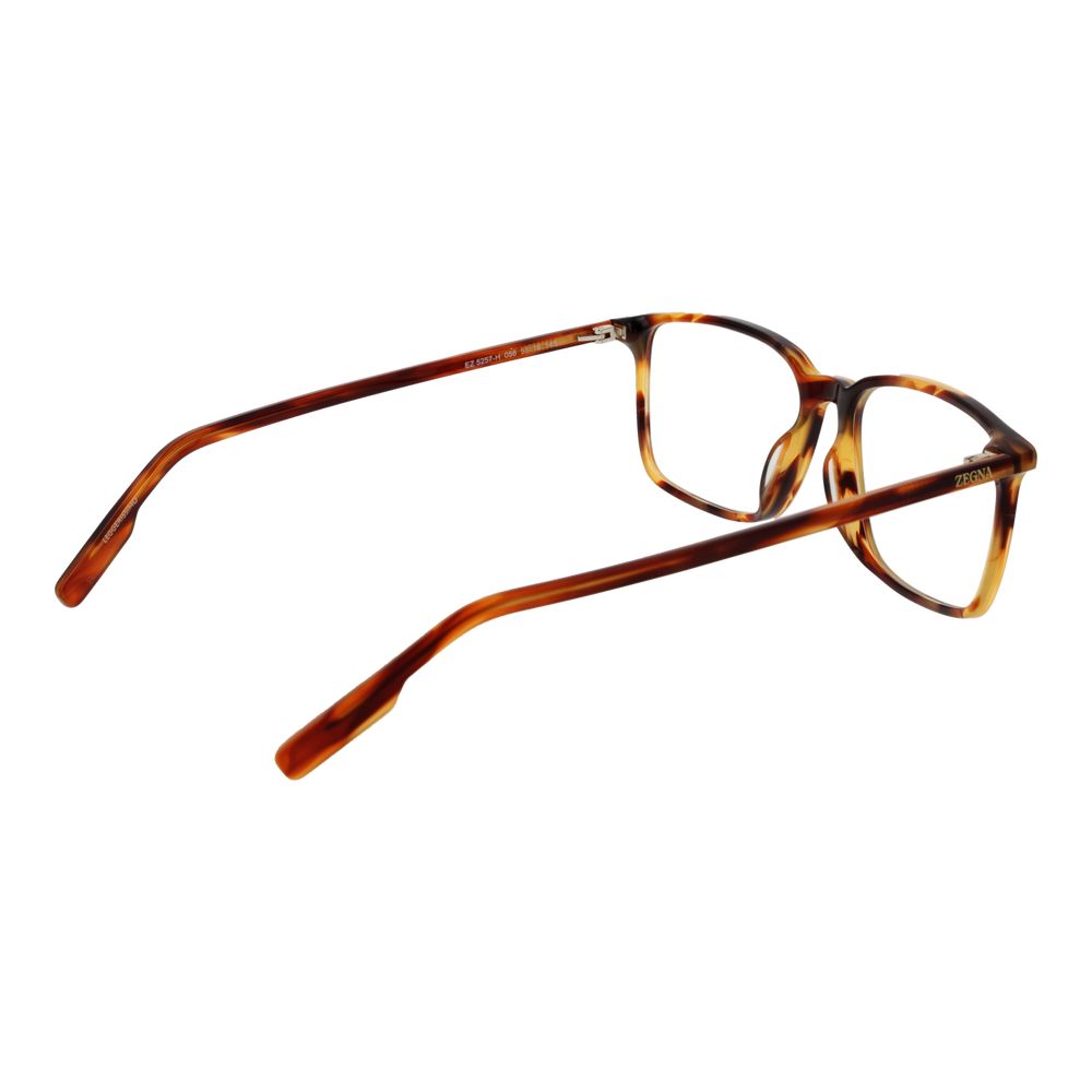 Ermenegildo Zegna Brown Unisex Optical Frames - ACCEXO
