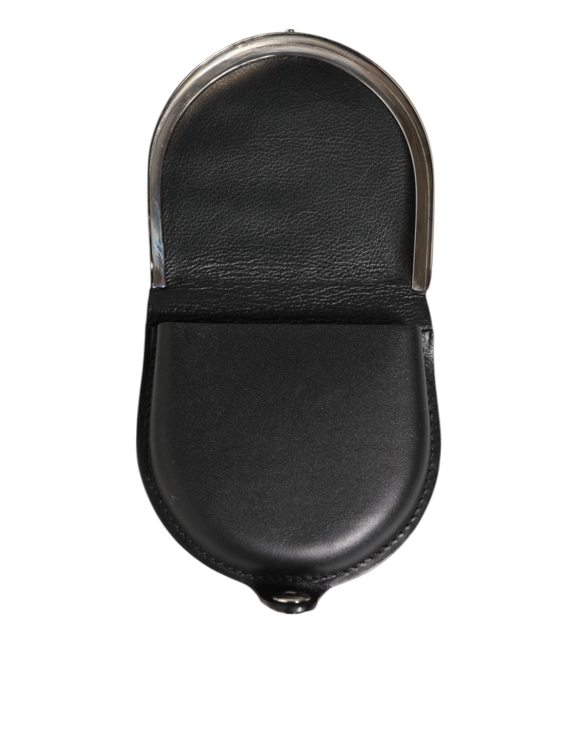 Dolce & Gabbana Black Polished Crocodile Leather Mens Coin Purse Wallet - ACCEXO