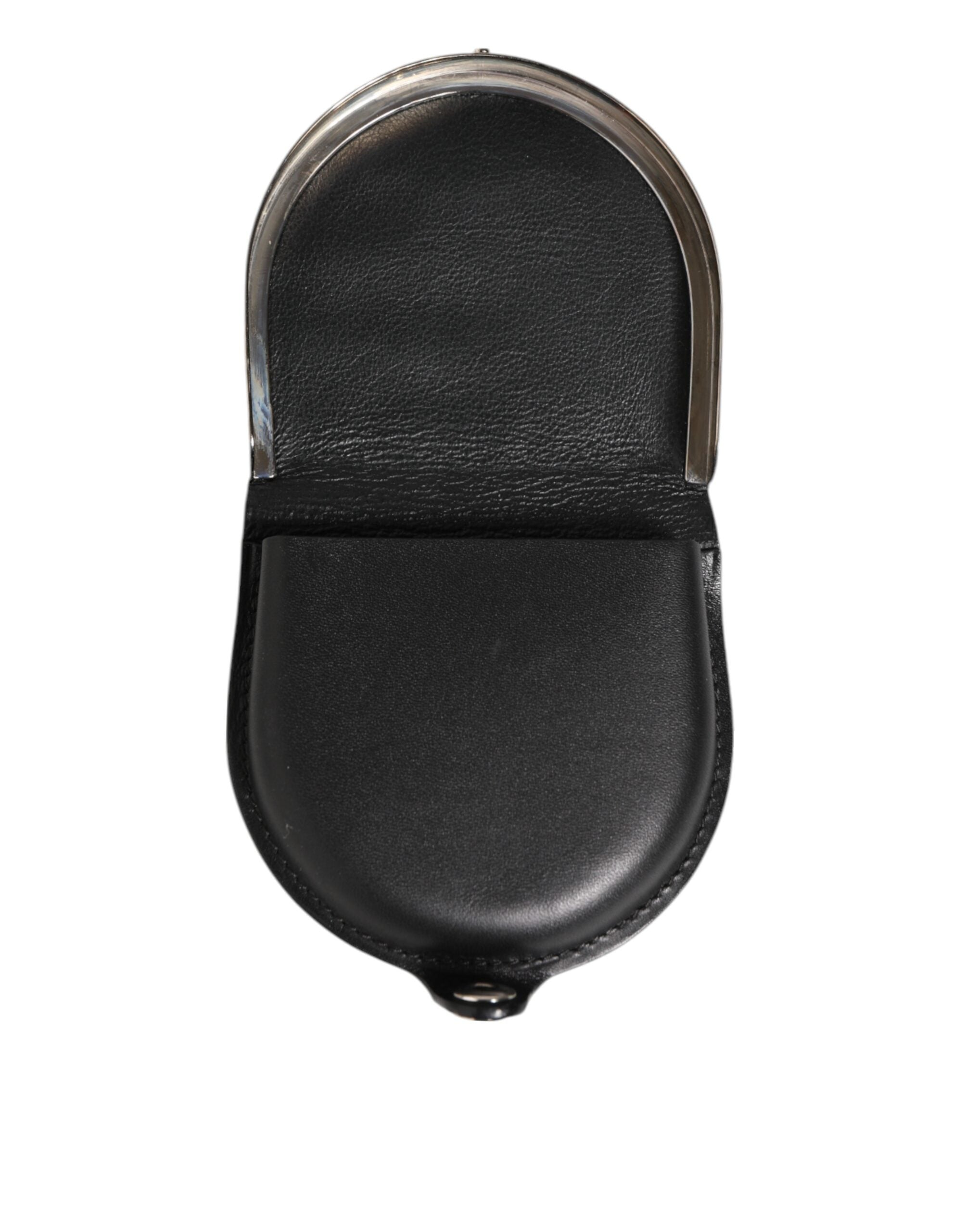 Dolce & Gabbana Black Polished Crocodile Leather Mens Coin Purse Wallet - ACCEXO