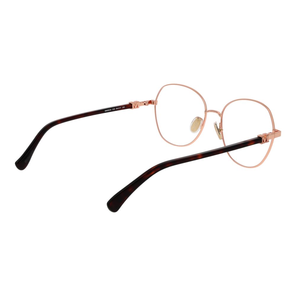 Max Mara Rose Gold Women Optical Frames - ACCEXO