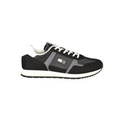 Tommy Hilfiger Black Polyester Sneaker