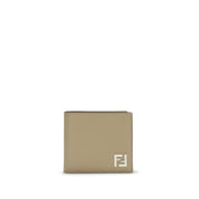 Fendi FF leather and canvas bifold Wallet - ACCEXO
