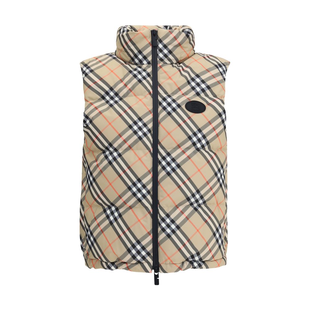 Burberry Check vest Down Jacket - ACCEXO