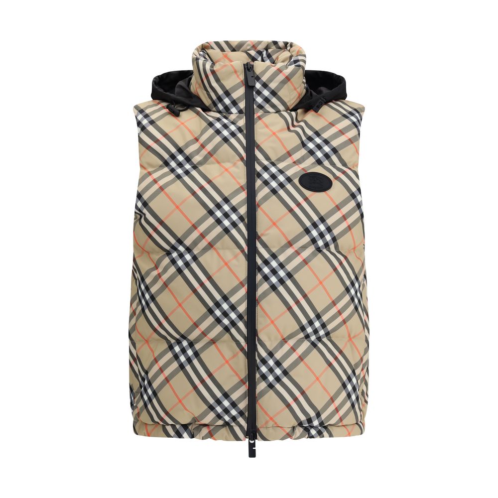 Burberry Check vest Down Jacket - ACCEXO