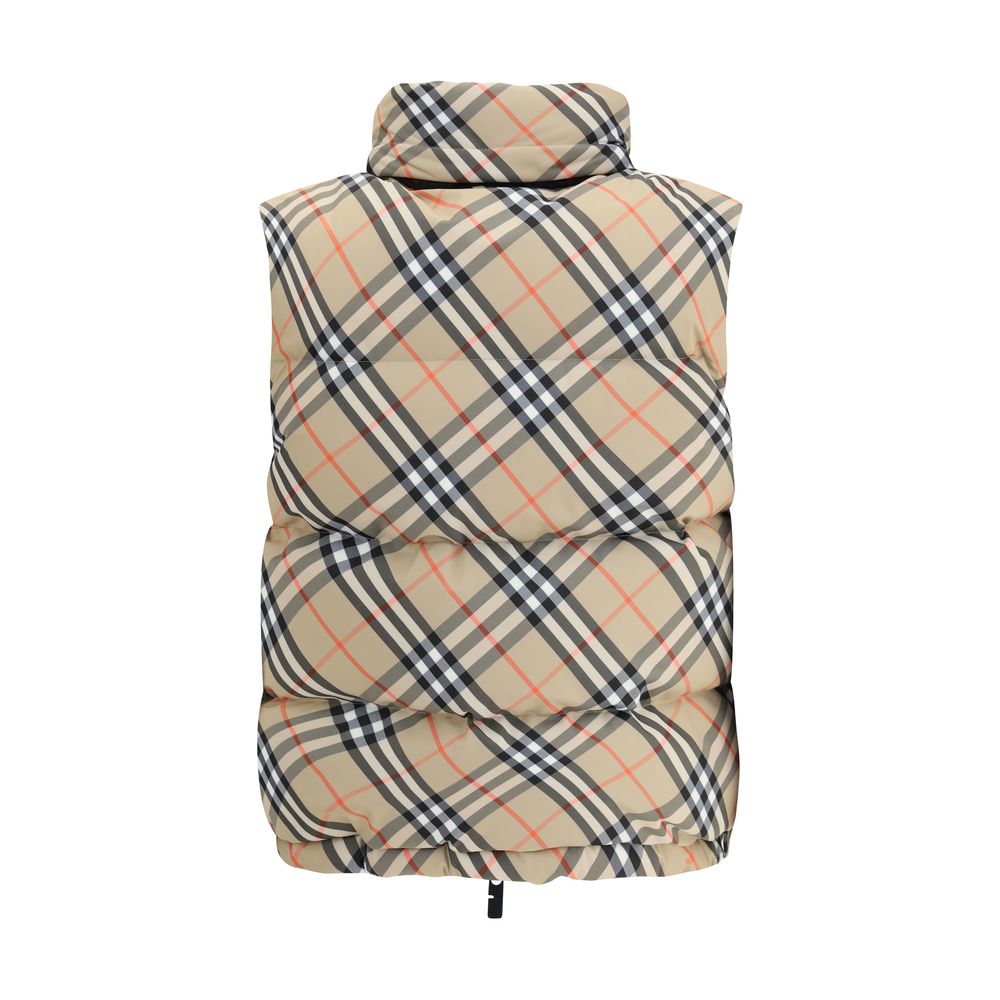 Burberry Check vest Down Jacket - ACCEXO