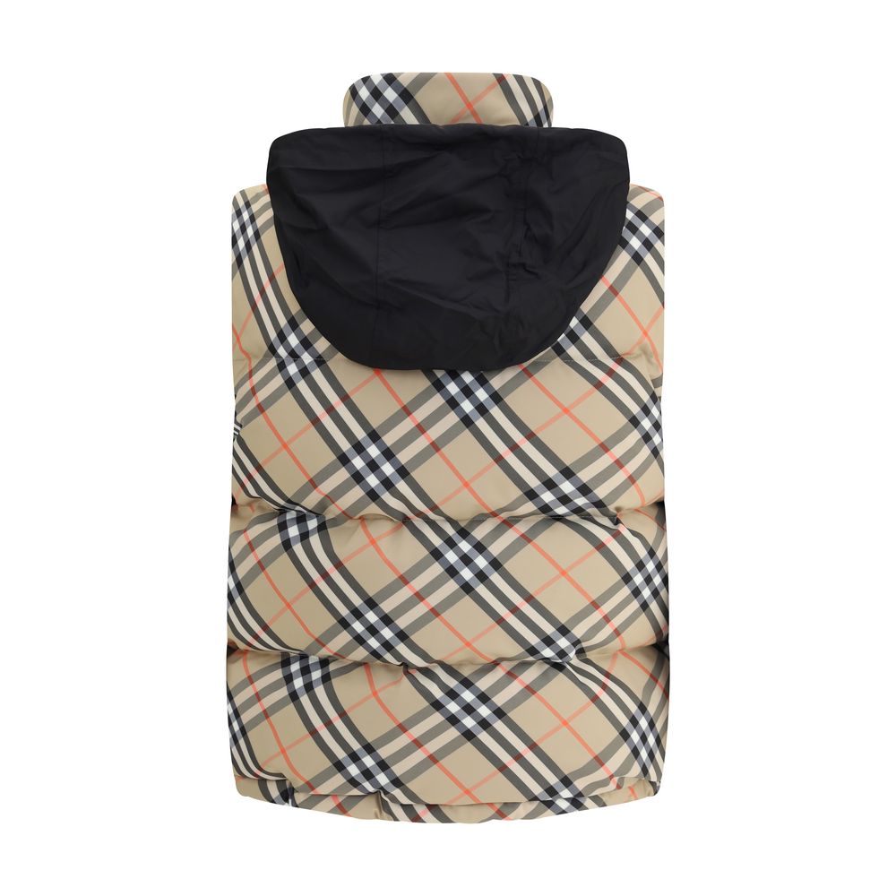 Burberry Check vest Down Jacket - ACCEXO