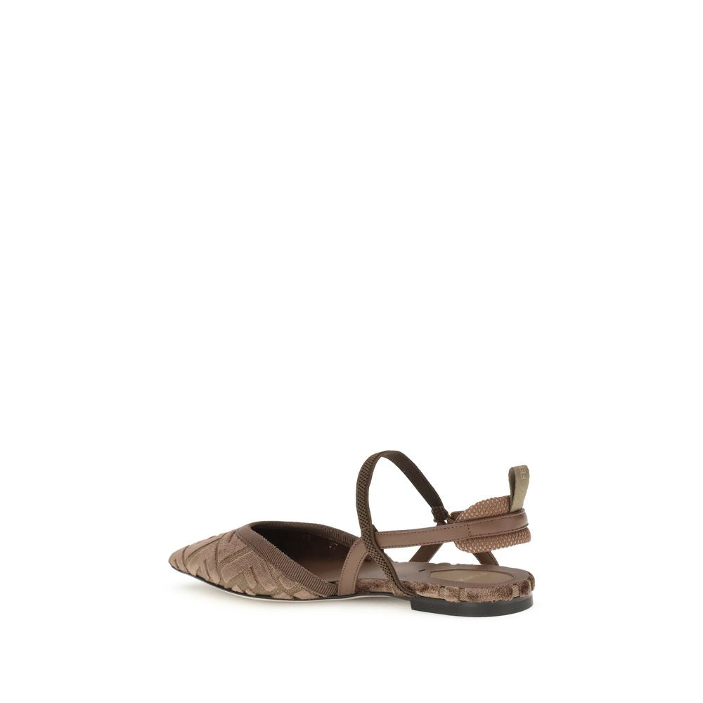 Fendi Colibrì Lite slingback Ballerinas - ACCEXO