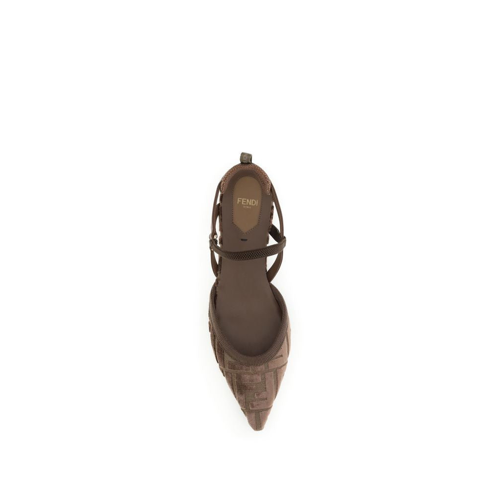 Fendi Colibrì Lite slingback Ballerinas - ACCEXO