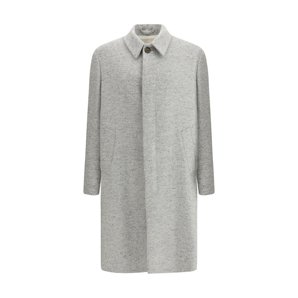 Lardini Herringbone patterned Coat - ACCEXO