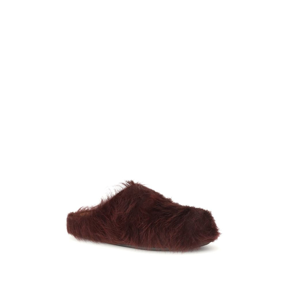 Marni Long-haired calfskin Fussbett Mules - ACCEXO