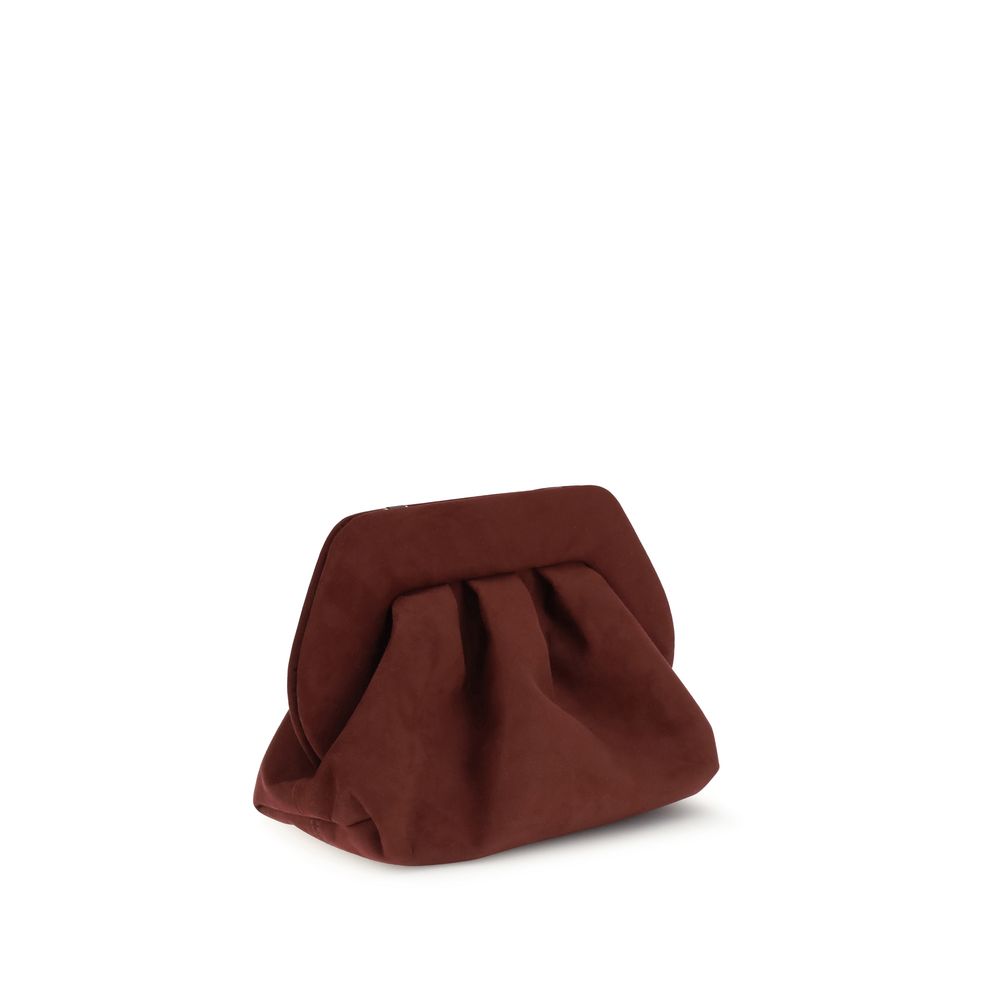 THEMOIRè Bios suede Clutch Bag - ACCEXO