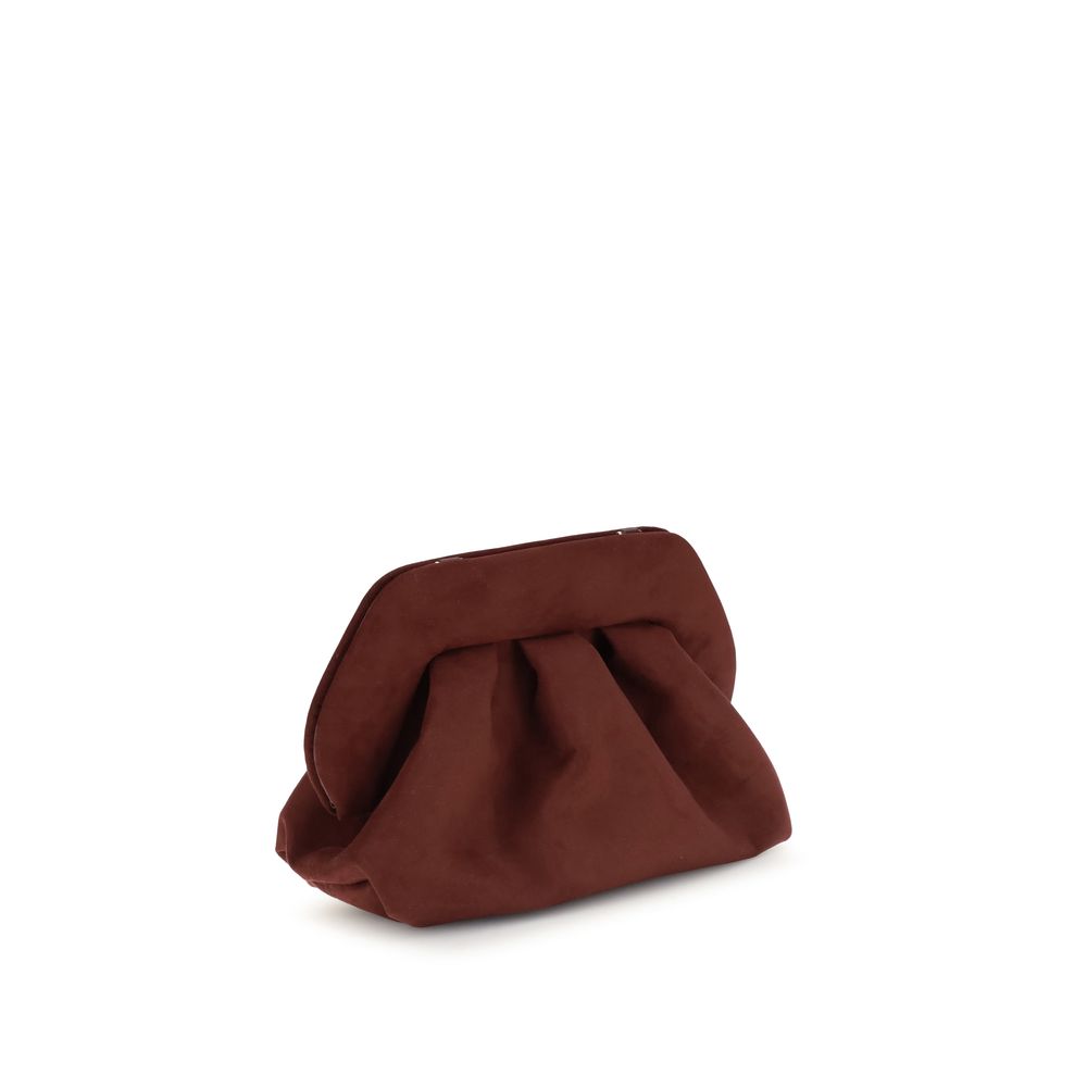 THEMOIRè Bios suede Clutch Bag - ACCEXO