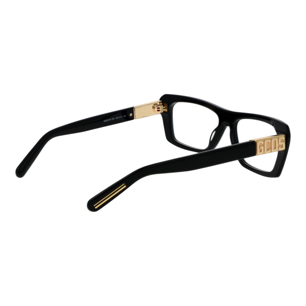 GCDS Black Unisex Optical Frames - ACCEXO