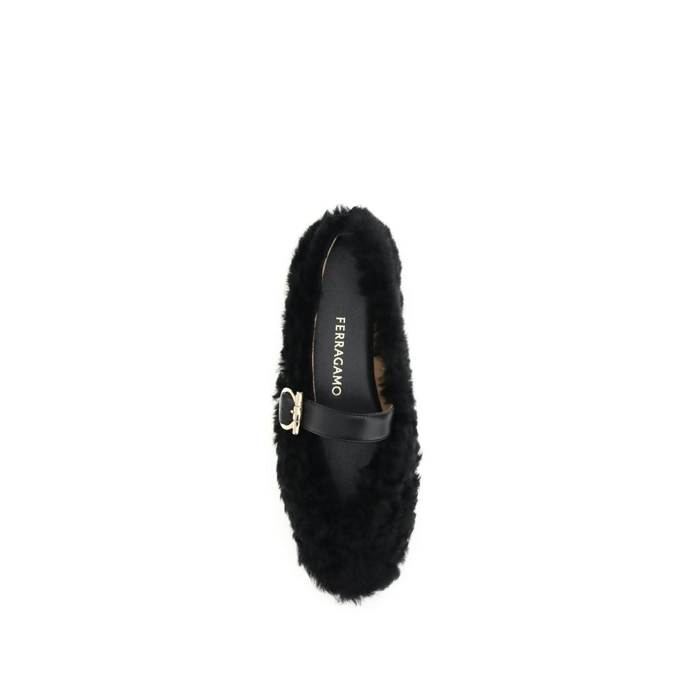 Ferragamo Gancini-embellished Ballerinas - ACCEXO