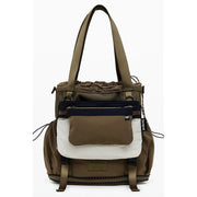 Desigual Green Polyester Women Convertible Handbag