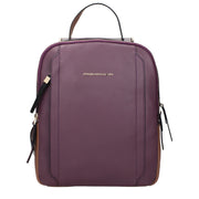 Piquadro Purple Leather Backpacks