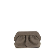 THEMOIRè Bios suede Clutch Bag - ACCEXO