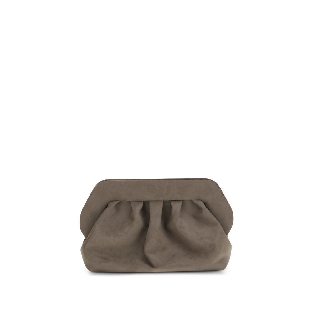 THEMOIRè Bios suede Clutch Bag - ACCEXO