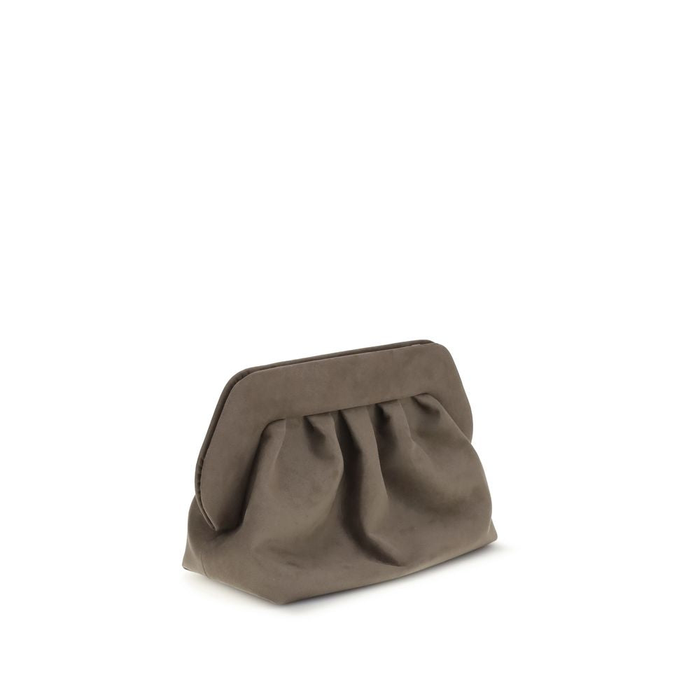THEMOIRè Bios suede Clutch Bag - ACCEXO