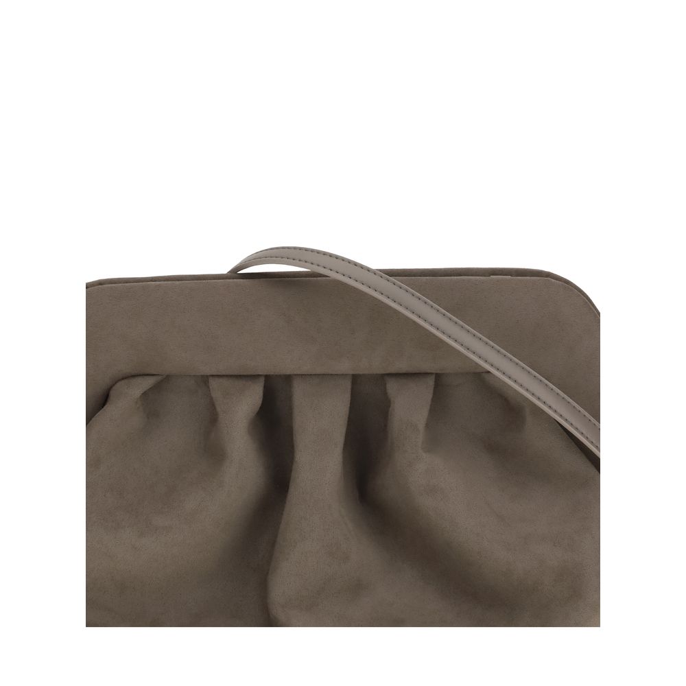 THEMOIRè Bios suede Clutch Bag - ACCEXO