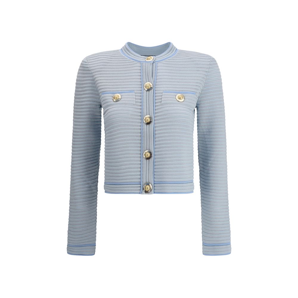 Balmain Embossed knit Cardigan - ACCEXO