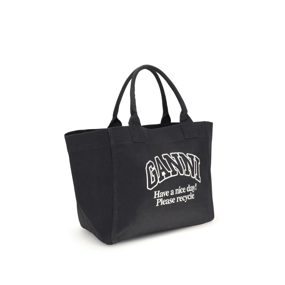 Ganni XXL Canvas Tote Bag - ACCEXO