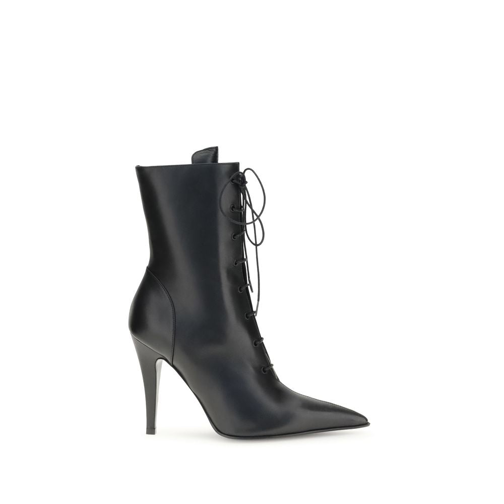 Alexander McQueen Leather Ankle Boots - ACCEXO