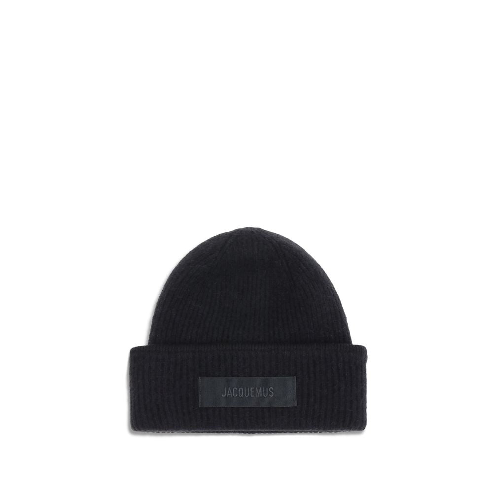 Jacquemus Gros Grain Ribbed Beanie - ACCEXO