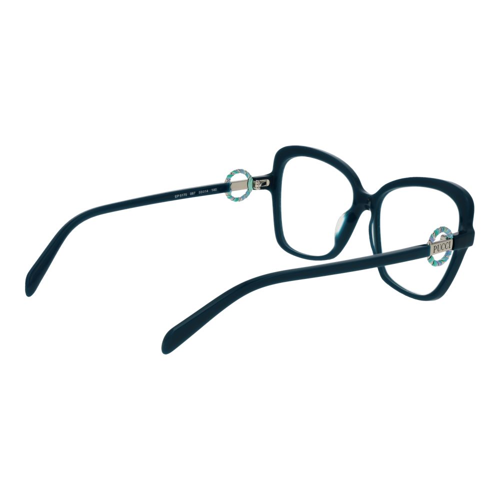 Emilio Pucci Turquoise Women Optical Frames - ACCEXO