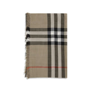 Burberry Check Reversible Wool and Silk Scarf - ACCEXO