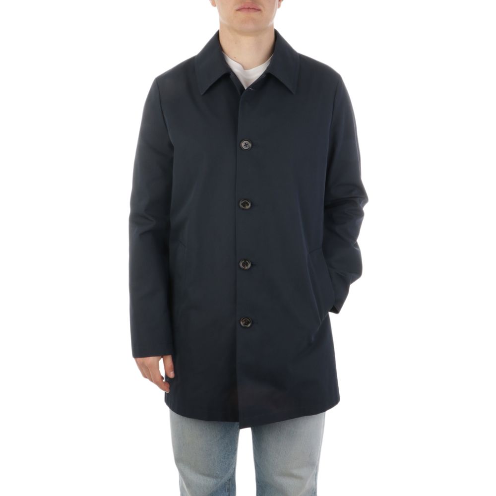 Aquascutum Blue Cotton Jacket - ACCEXO