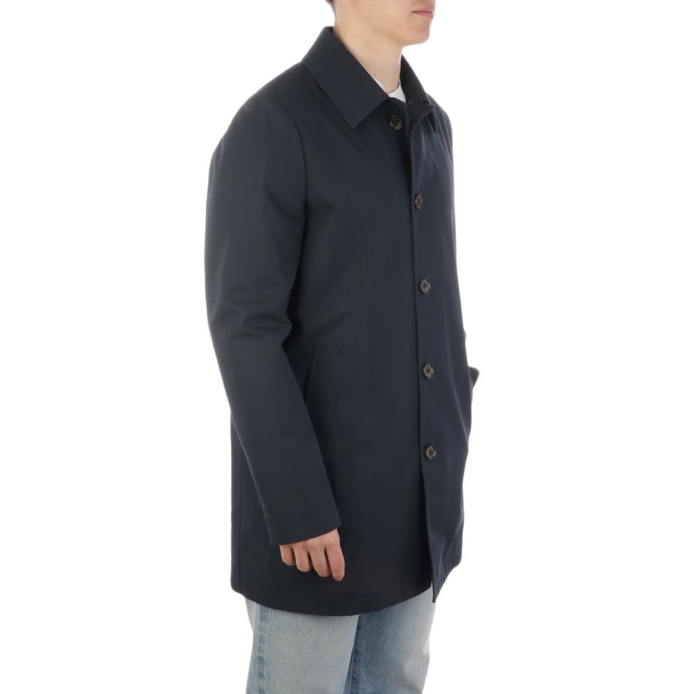Aquascutum Blue Cotton Jacket - ACCEXO