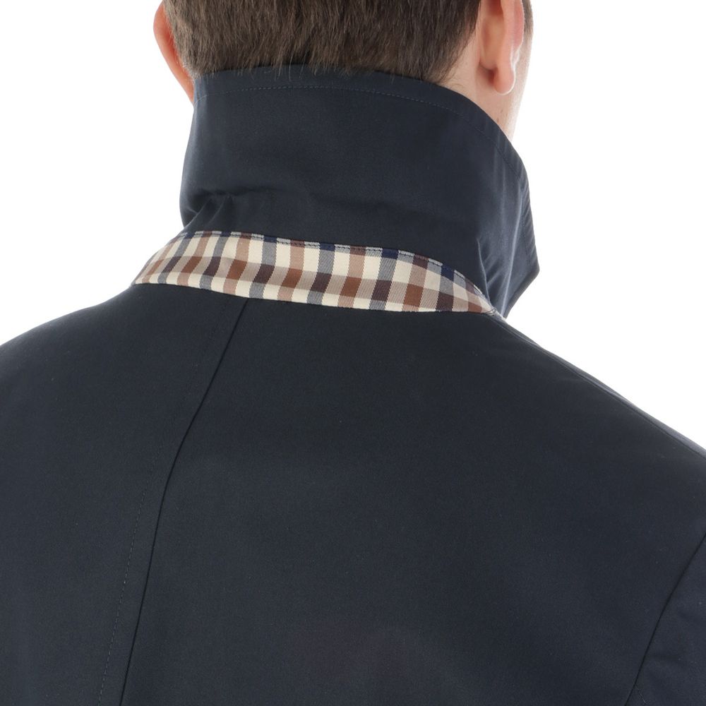 Aquascutum Blue Cotton Jacket - ACCEXO