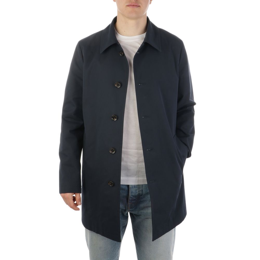 Aquascutum Blue Cotton Jacket - ACCEXO