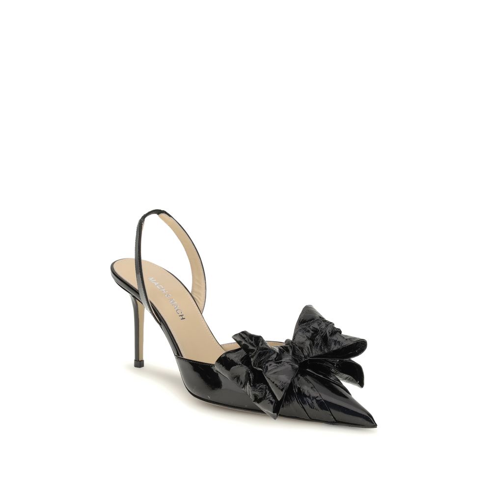 MACH & MACH Cadeau Wrapped Leather Pumps - ACCEXO