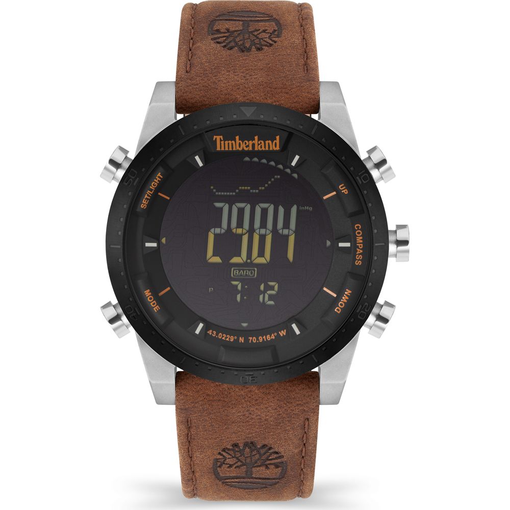 Timberland Brown Leather Watch - ACCEXO