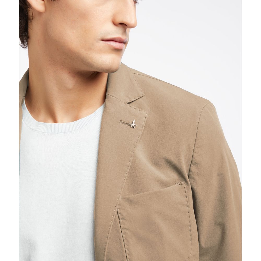 AT.P.CO Beige Polyamide Blazer - ACCEXO